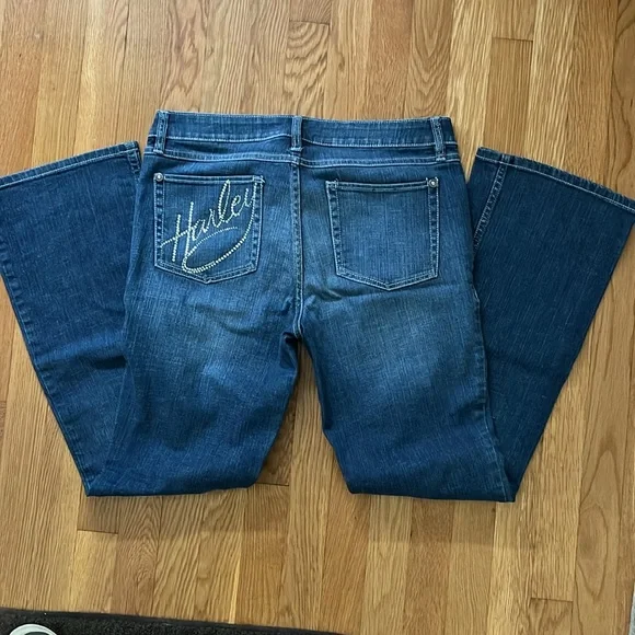 Harley Davidson Jeans Size 10 - Picture 3 of 5